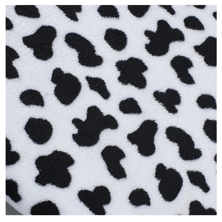 high quality 92 polyester 8 spandex custom print fleece velvet fabric for bows or clothes