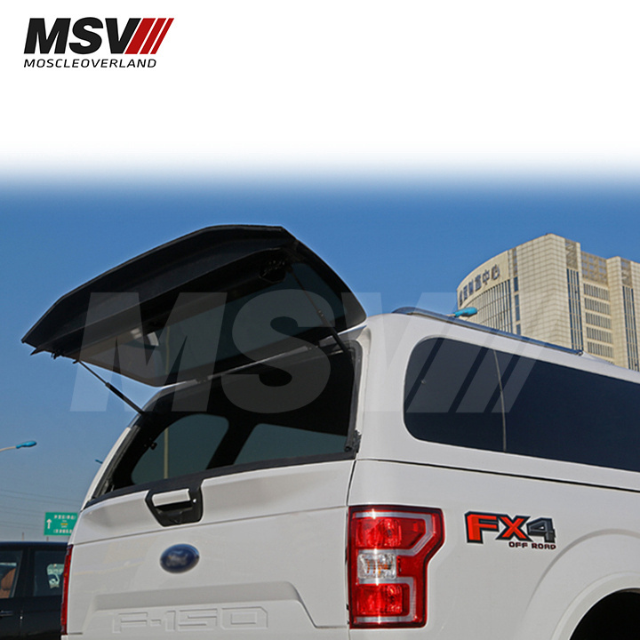 DM STYLE GLASS FIBER HARDTOP PICKUP HIGH TOP TAIL TRUCK CANOPY FOR 2015-2020 FORD F150