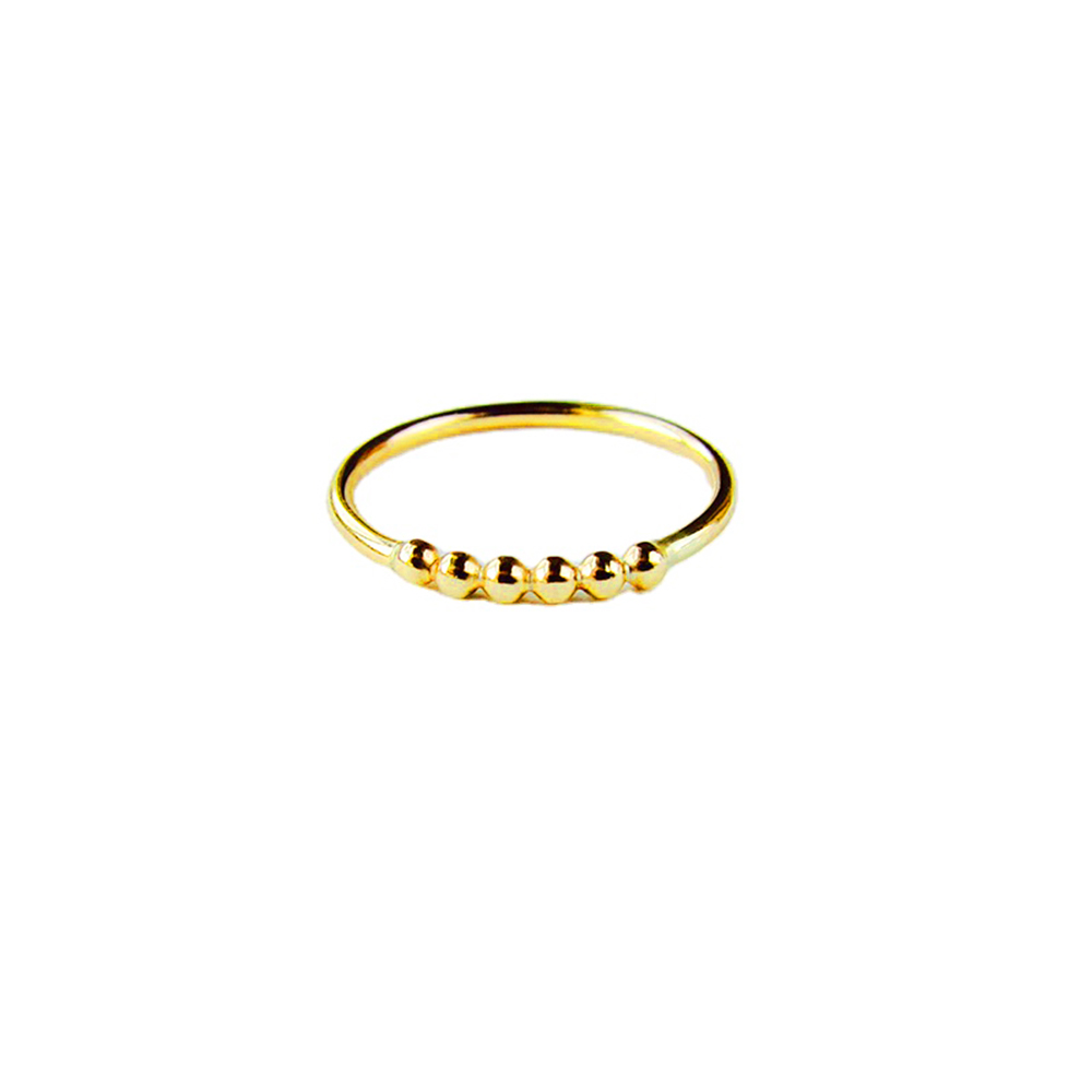 Circle Ring Stackable Ring Dainty Ring Gold Plated stainless steel jewelri Bague De Fiancailles Anillos Acero Inoxidable