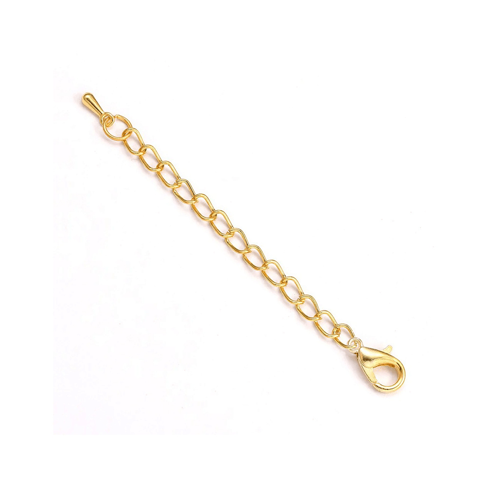 DIY Bracelet Necklace Accessories Chain Extension Gold Plated Stainless Steel Extension Chain