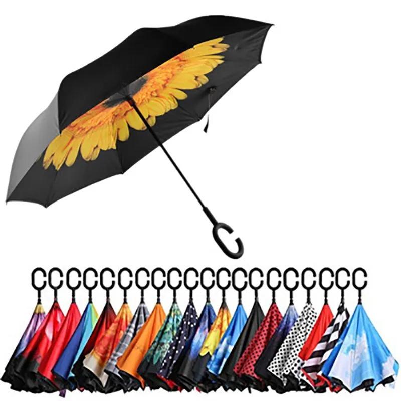 H211-2 Suppliers manufacturer wholesale 30 inch large windproof logo prints big luxury promotional branded custom golf umbrella