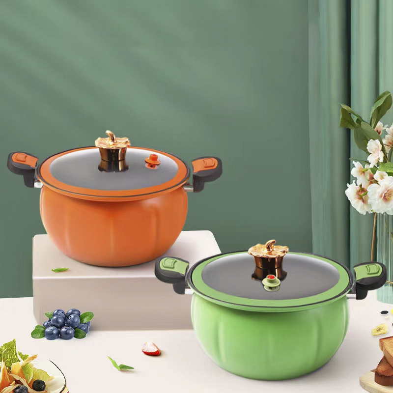 New Style Large Capacity Soup Pot Medical Stone Coating non-stick pot pumpkin soup pot Micro Pressure Cooker