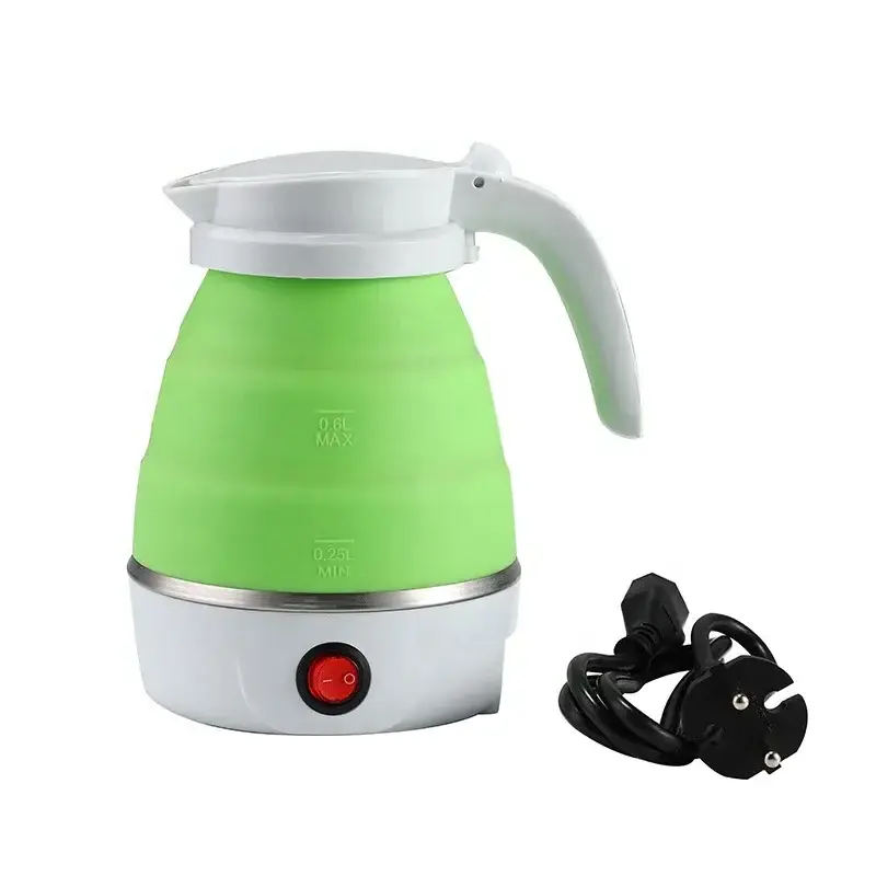 Wholesale china supplier portable silicone kettle mini electric tea kettle silicone electric kettles