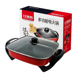 Low price hot pot electric skillets electric caldron for dormitory