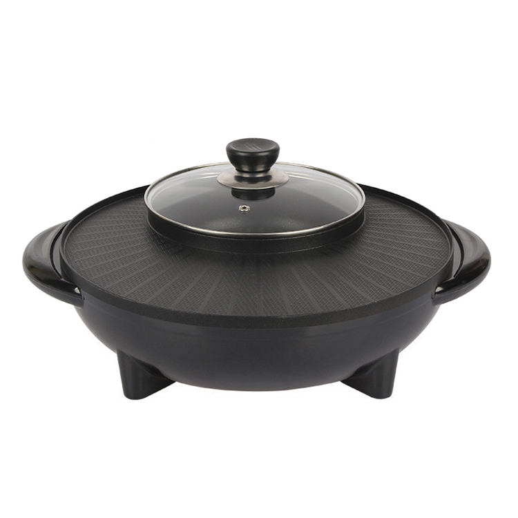 Low price hot pot electric skillets electric caldron for dormitory