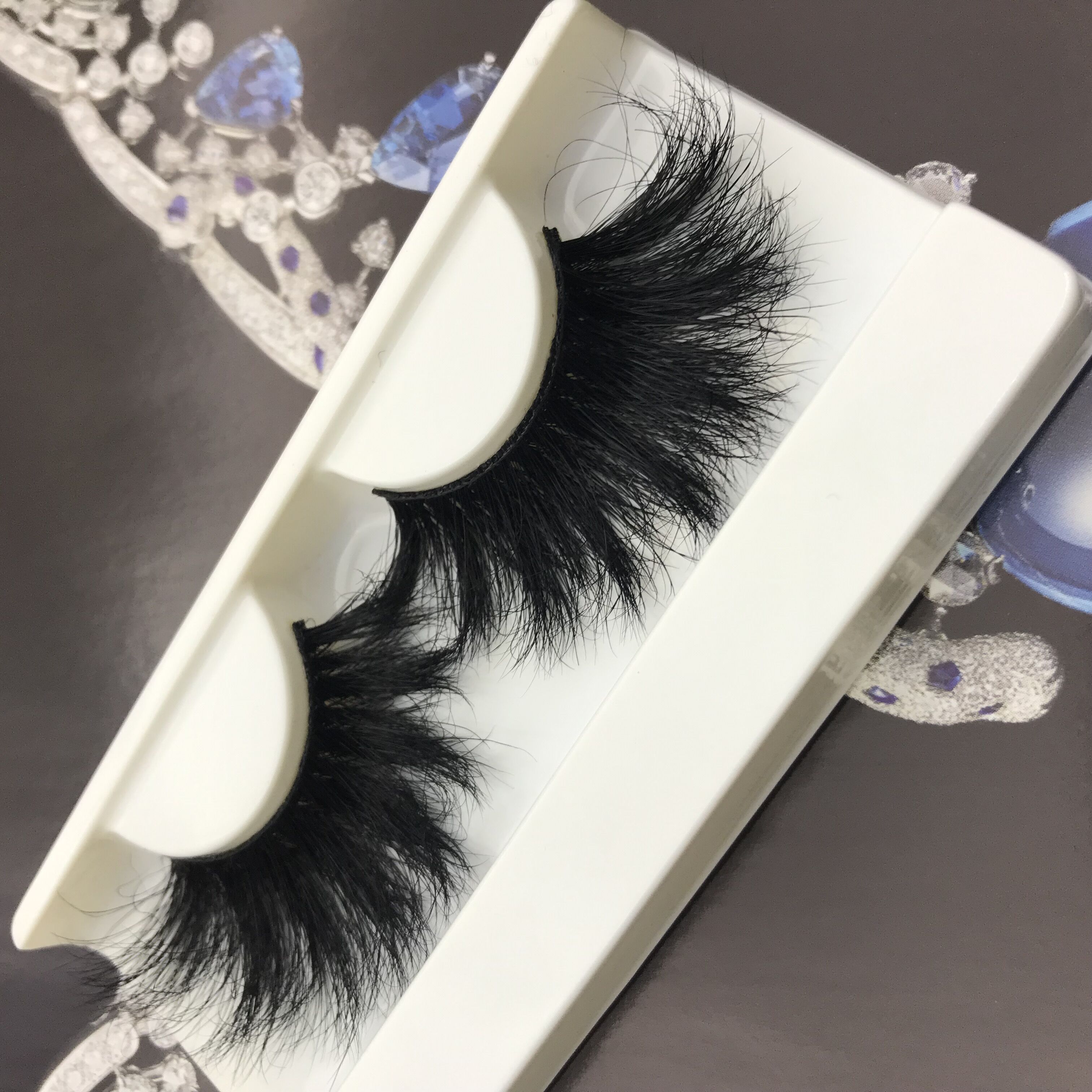 Wholesale 25mm lashes vendor d curl fluffy lashes Automatic Coin Operated Digital Cash Smart Custom Lash Hair Vending Machines