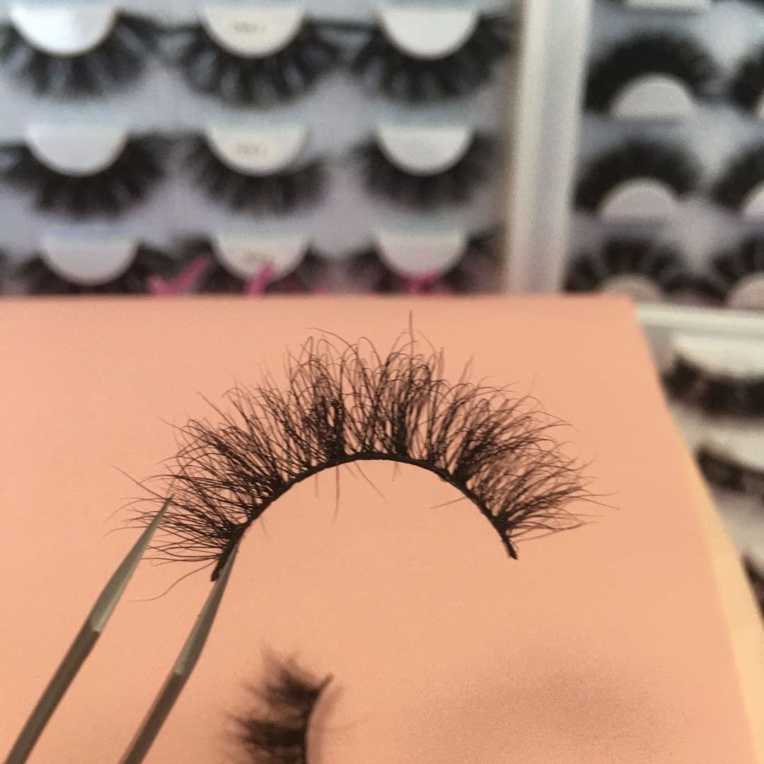 Real 3d mink eyelashes natural lashes vendors for cat eye luxury eyelashes private label mink russian lashes strip care kit lash