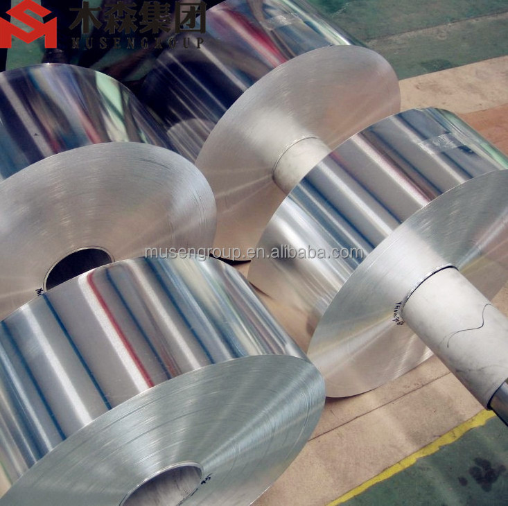 lubricated aluminum foil 8011/3003 thickness 45~85 micron for food trays