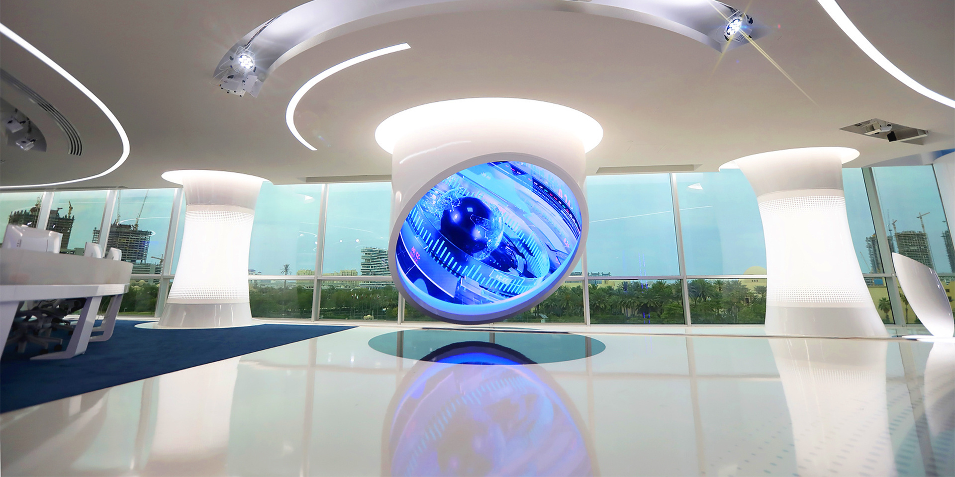 High Quality Indoor Circular Screen LED Video Wall Tv Full Color Advertising Display Screen