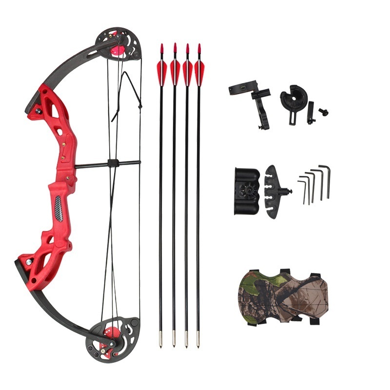 Small & light Youth and beginner compound bow for target shoot or leisure  play with 18-28lbs