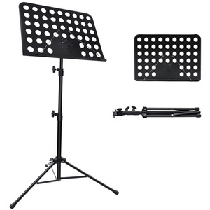 Music Stand for Sheet Music, Adjustable Music Stand, Professional Music Book Holder Music Sheet Clip Holder