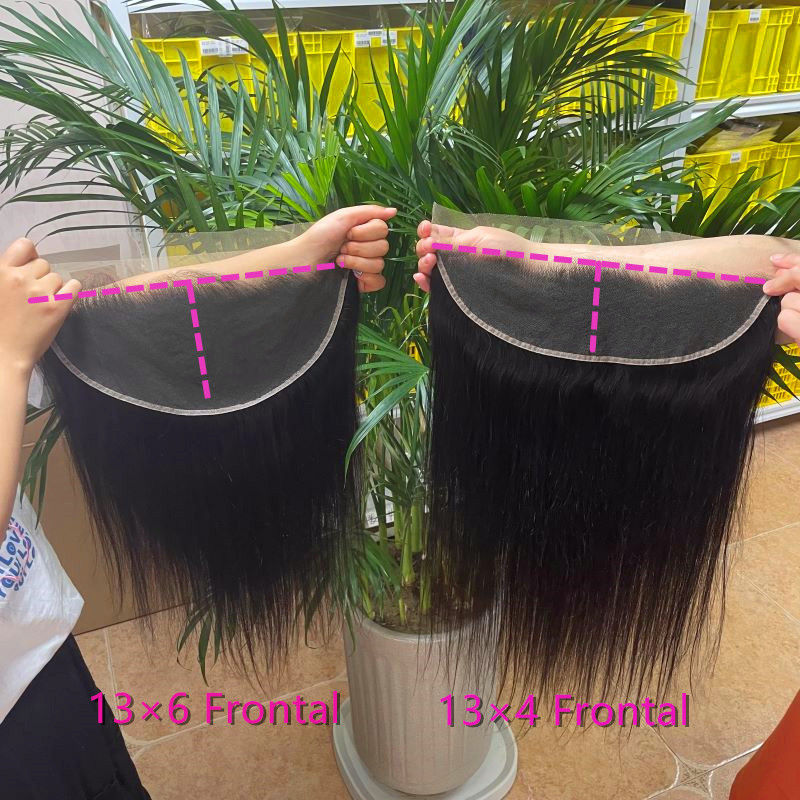 Cheap Hot Sale Brazilian blend human hair piece lace closure 4*4 13*4 straight hd lace closure for women frontal closure hair