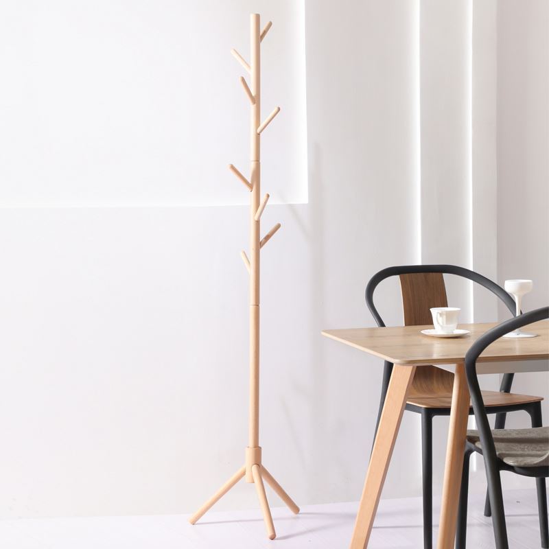 Porte Manteau Percha Perchero Cheap Wholesale Bedroom Living Room Furniture Modern Standing Wooden Coat Rack