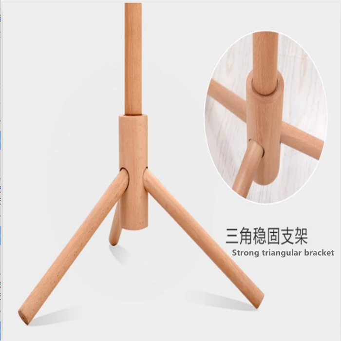 Premium Wooden Coat Free Standing tree shaped toddler coat rack  with 6 Hooks