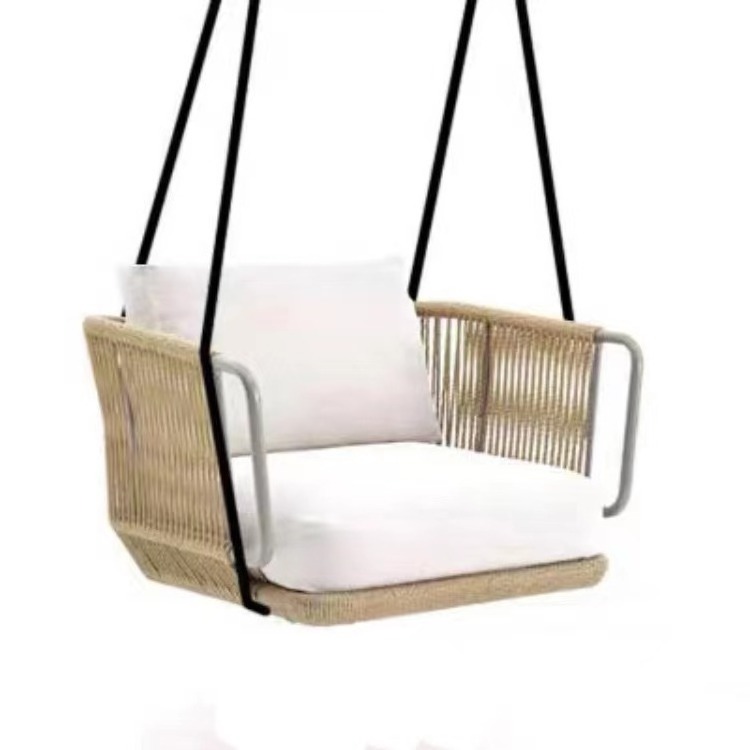 Outdoor swing hanging indoor leisure balcony double rattan chair rocking chair outdoor garden hanging orchid chair home