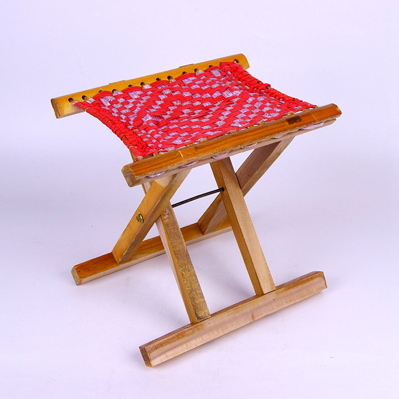 100% Natural Wood Folding Stool For Shaving Shower Foot Rest