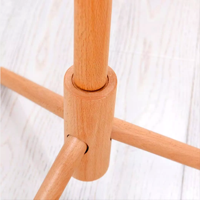 Solid Wood Coat Rack Stand Clothes The Sitting Simple Clothes Hat Rack Tree Shelf Wall Coat Rack