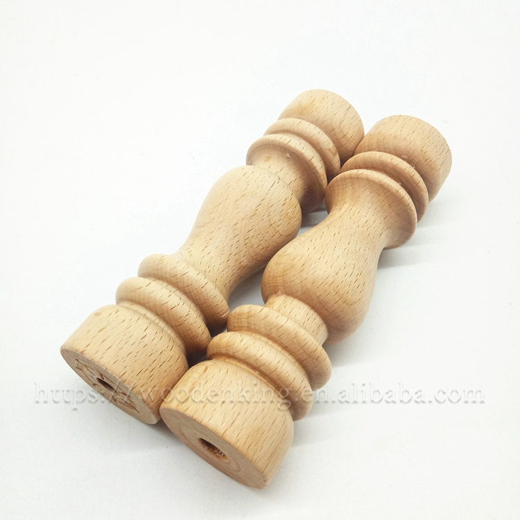 Custom solid wood tool handle for kitchen cabinets furniture handles knobs wooden china modern Furniture handles