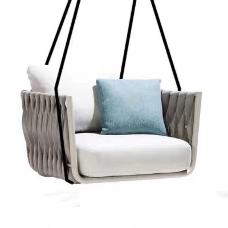 Outdoor swing hanging indoor leisure balcony double rattan chair rocking chair outdoor garden hanging orchid chair home