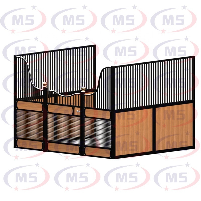 Widely Used Farm Customized Size Luxury Horse stable set barns stable horse bamboo horse stall