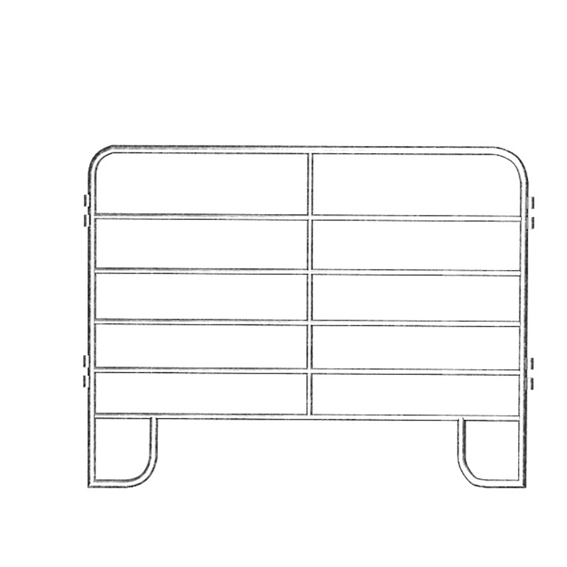 Hot sell wholesale bulk  galvanized steel portable livestock horse panels used corral panels