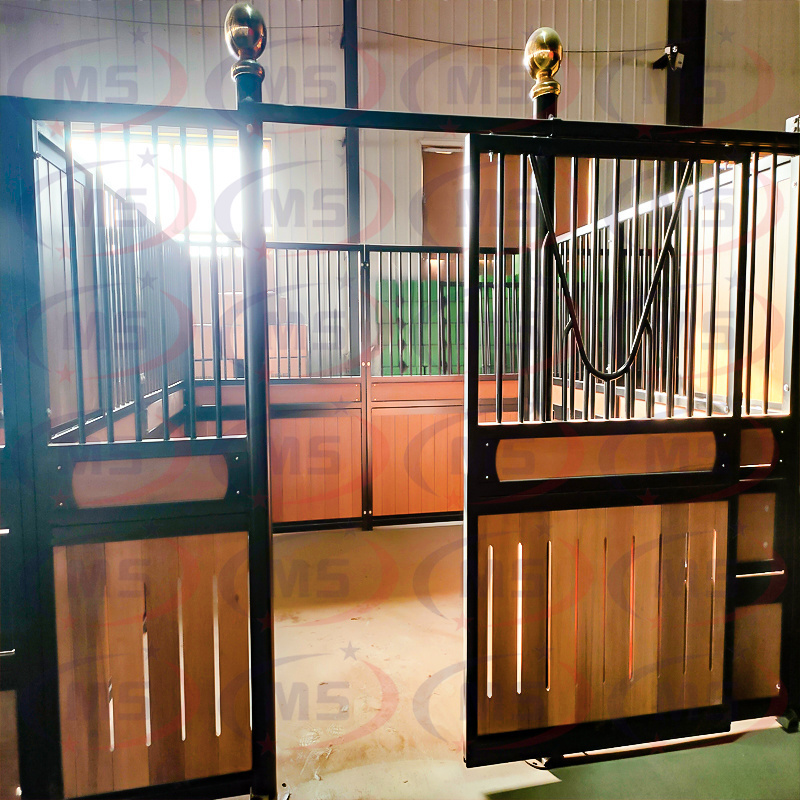 Standard Luxury popular movable horse building stable horse equipment horse stalls stable