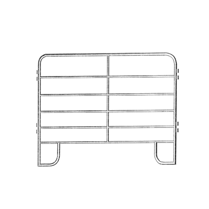 Hot sell wholesale bulk  galvanized steel portable livestock horse panels used corral panels