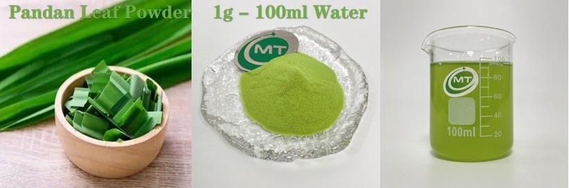 Organic Pandan Powder for Baking ISO Factory Supply 100% Pure Natural Free Sample Pandan Leaf Powder