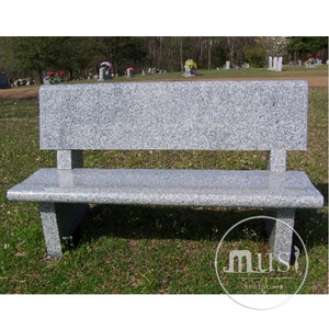 MUSI Hand Carved Outdoor Garden Landscaping Dinning Room Decoration Natural Marble Table Stone Benches