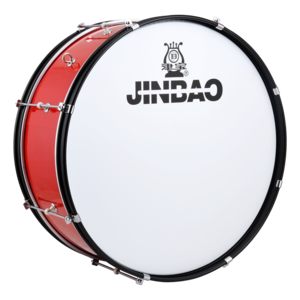 JINBAO Jinbao 1071 Student Brigade Drum Red Snare Drum with Strap Drumstick Wrench