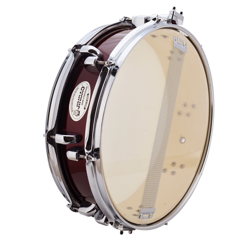 Jinbao JBMS-1065 Snare Drum Burgundy Professional Snare Drum 14 inch