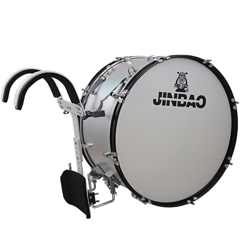 Jinbao JBMB2412G  Series  Band Snare Drum Marching Drum Pipe Band Drum with Back Frame