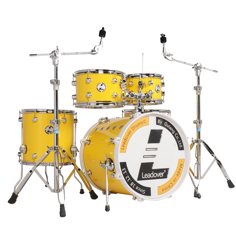 2024 Hot Sale Stock Drum Kit with 3 4 5 7 9 Pieces Including 3 4 5 Cymbals Best Price on the Market for a Complete Drum Set