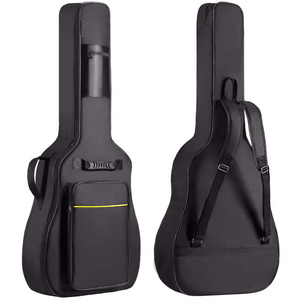 Guitar Bag Acoustic Reinforced 0.8 Inch Thick Foam Soft Padded Guitar Case for 40 41 42 Inches Acoustic Classical Guitars