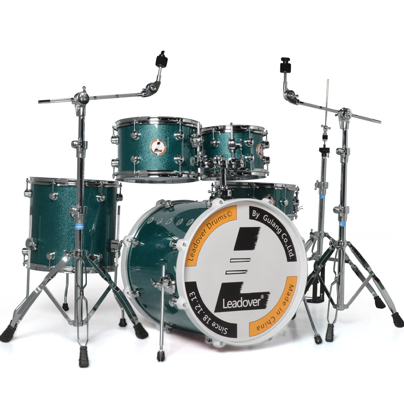 2024 Hot Sale Stock Drum Kit with 3 4 5 7 9 Pieces Including 3 4 5 Cymbals Best Price on the Market for a Complete Drum Set