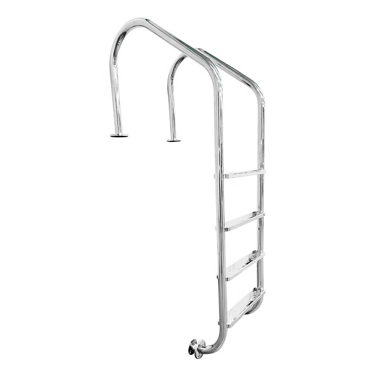 Fenlin good price round external stainless steel or pvc plastic step ladder swimming pool safety stair