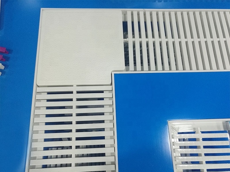 PVC swimming pool drain gutter overflow grating