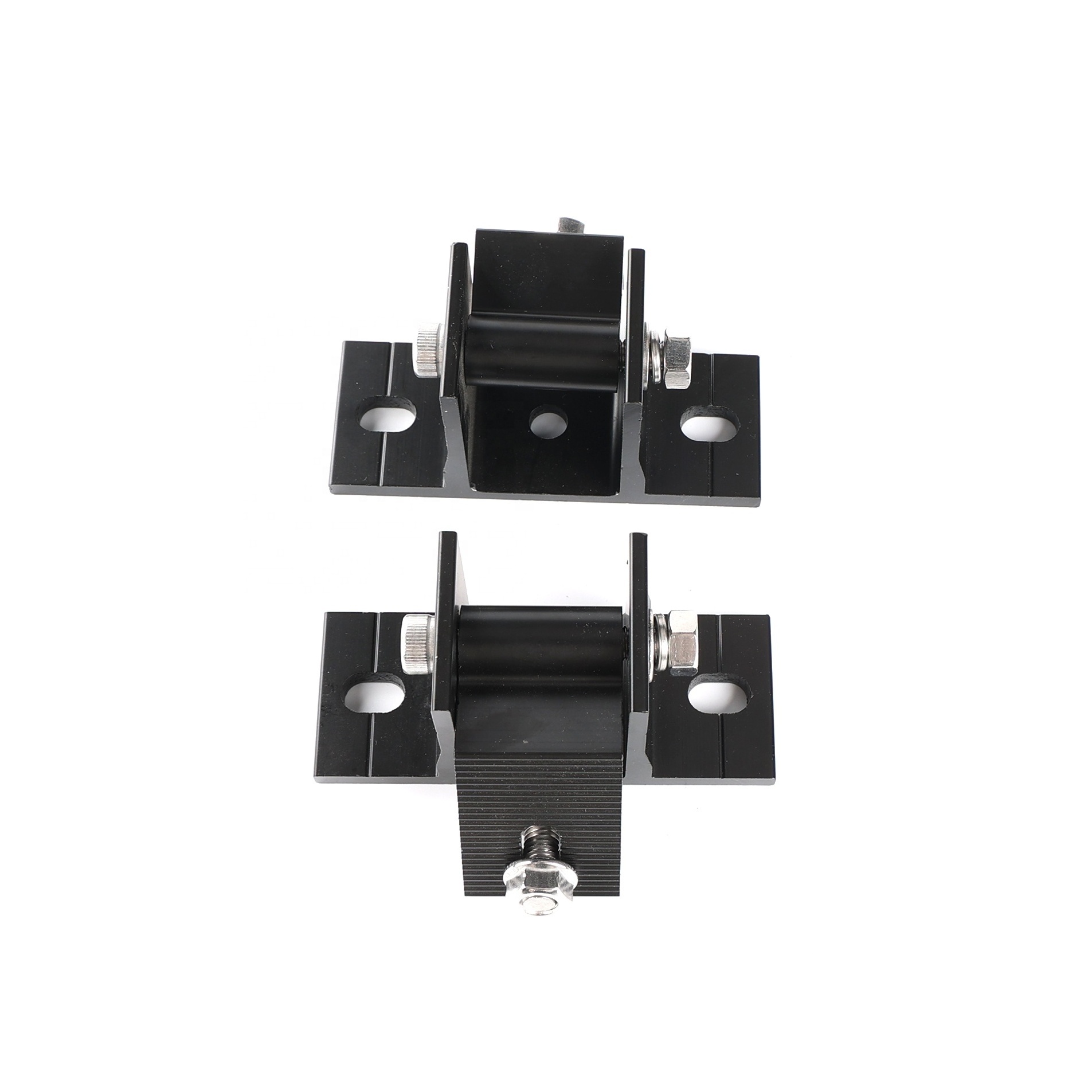 Rotating Adjustable Black Solar Panel Mounting Tilt Angle Bracket Aluminium Frame PV Panel Stand