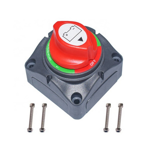 3-Speed 200A 8mm Screw Diameter Battery Isolator Selector Switch Disconnect Used for Marine Boat Rv Vehicles