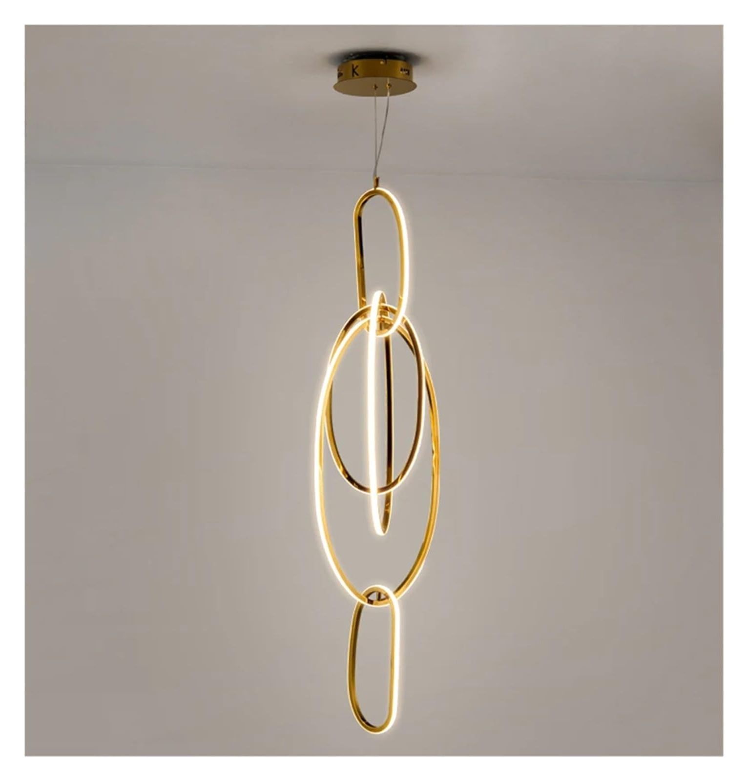 Light rail strip light hanging lamp used for modern minimalist hanging lamp in home and store lantern lights