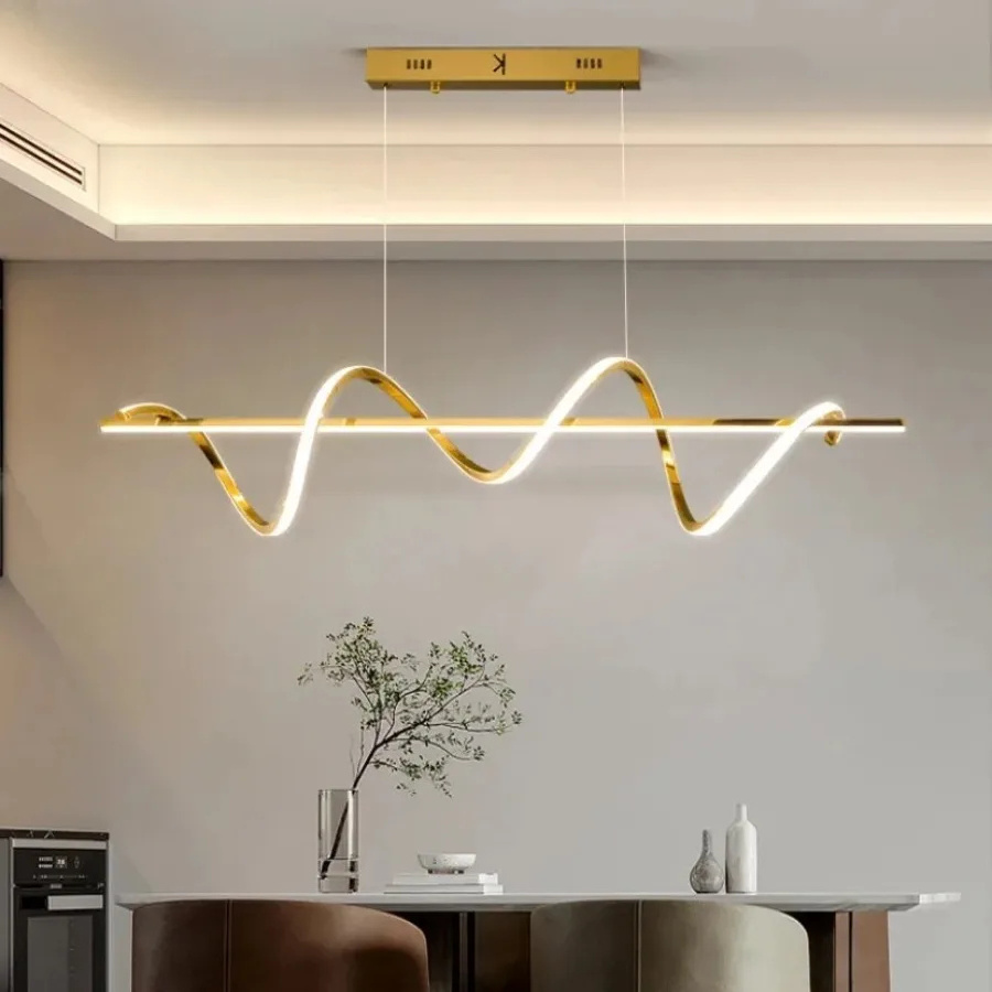 Simple Fashion restaurant bar lamp industrial wind long LED chandeliers Low Ceiling Creative Ideal Modern luxury pendant lights