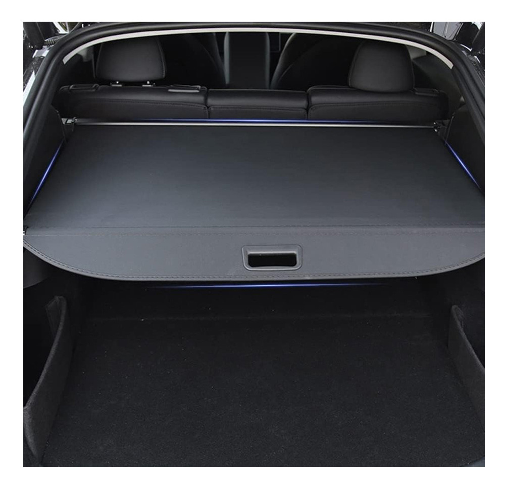 Tesla Model Y Retractable Luggage Carrier Partition  Luggage compartment lid Car Rear Trunk Cargo Cover