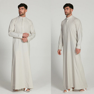 2024 Wholesale Cheap Muslim  Men Daffah Thobe