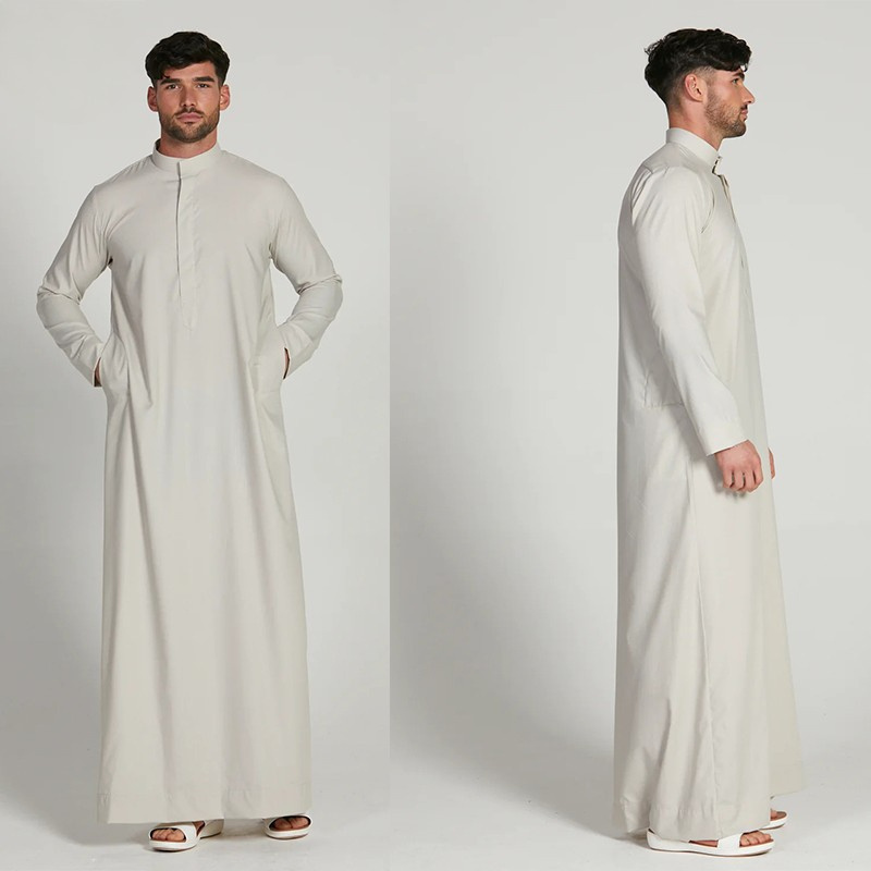 2024 Wholesale Cheap Muslim  Men Daffah Thobe