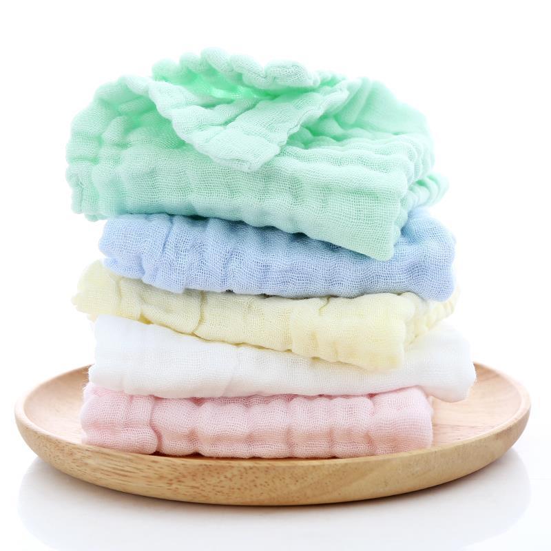 Muslin Baby Burp Cloths 6 Layers Soft Newborn Baby Face Towel Cotton Muslin Baby Towel