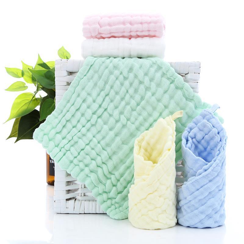 Muslin Baby Burp Cloths 6 Layers Soft Newborn Baby Face Towel Cotton Muslin Baby Towel