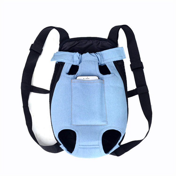 Outdoor walking tail out pet dog carrier front chest backpack dog front carrier