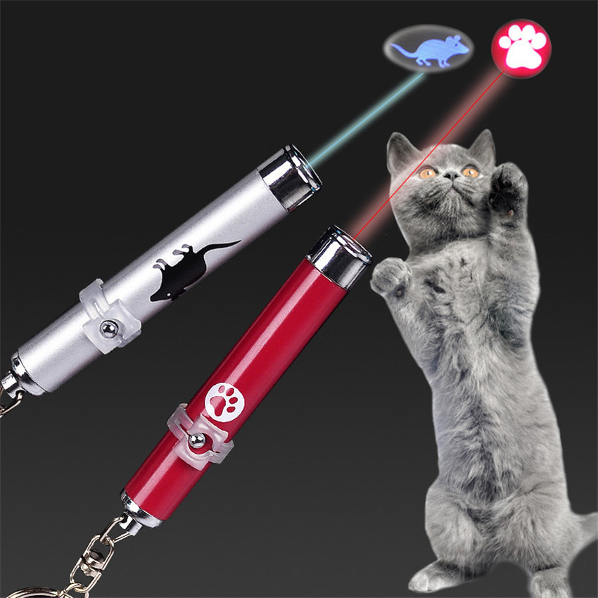 New interactive training pet funny flashlight LED cat laser toy pointer