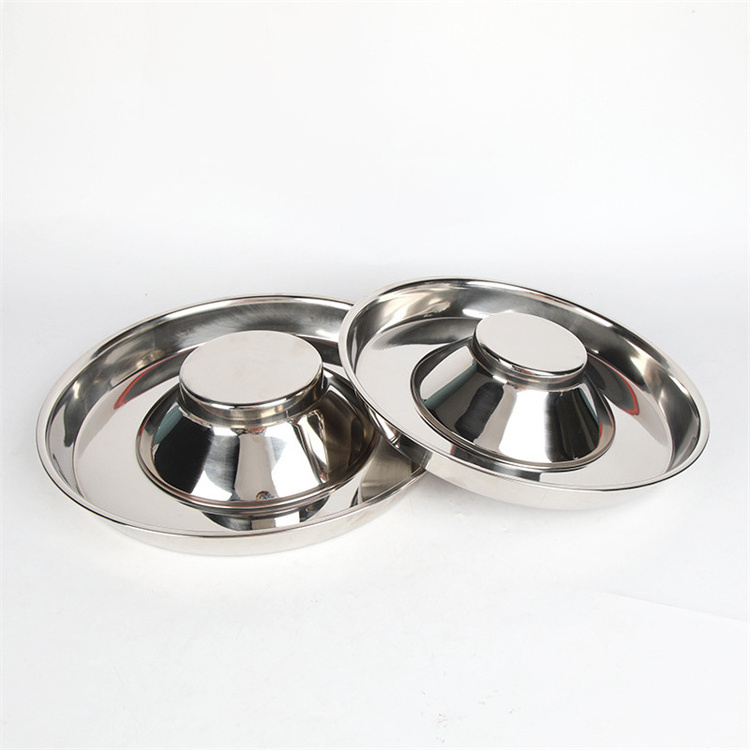 Premium Pet slow feeder dog bowls food and water feeding Stainless Steel Slow Feeder Dog Bowls