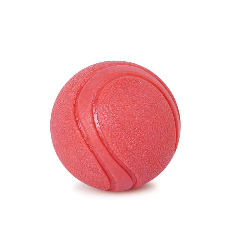 High quality bite resistant TPR pet toys solid dog bouncy ball